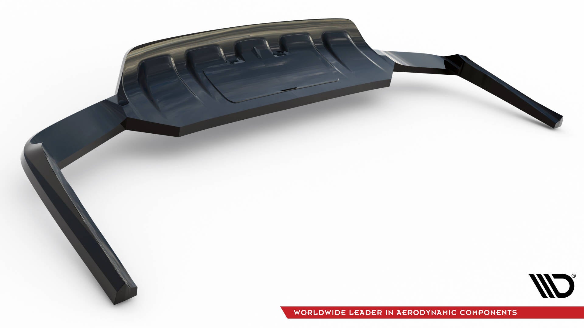CENTRAL REAR SPLITTER (WITH VERTICAL BARS) AUDI Q7 MK2 – Maxton