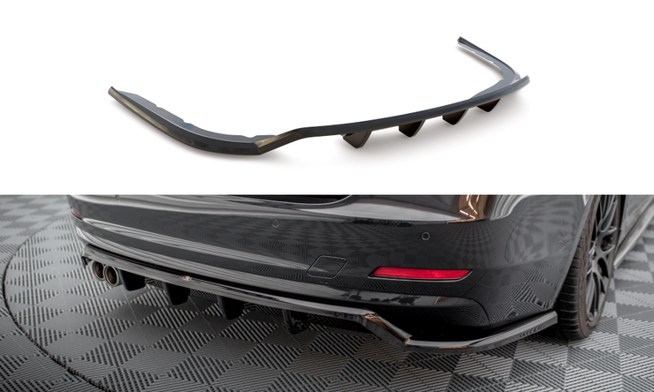 CENTRAL REAR SPLITTER (WITH VERTICAL BARS) BMW 4 GRAN COUPE F36