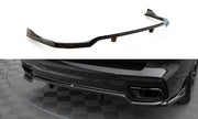 CENTRAL REAR SPLITTER (WITH VERTICAL BARS) BMW X7 M-PACK G07 FACELIFT