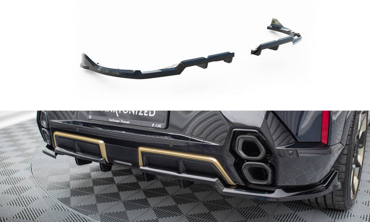 CENTRAL REAR SPLITTER (WITH VERTICAL BARS) BMW XM G09