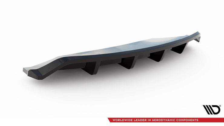 CENTRAL REAR SPLITTER (WITH VERTICAL BARS) BMW Z4 M-PACK E89 FACELIFT