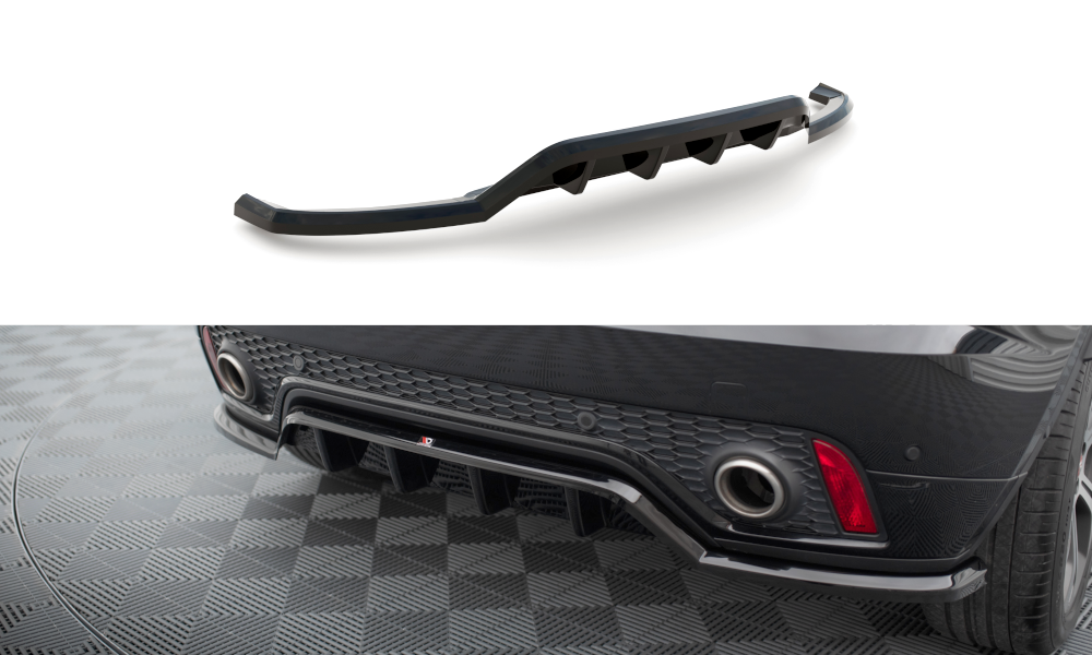 CENTRAL REAR SPLITTER (WITH VERTICAL BARS) JAGUAR E-PACE R-DYNAMIC MK1 ...