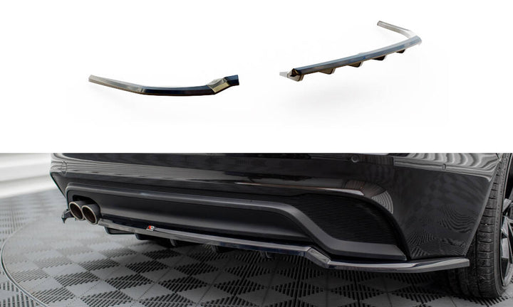 CENTRAL REAR SPLITTER (WITH VERTICAL BARS) JAGUAR XE X760 FACELIFT