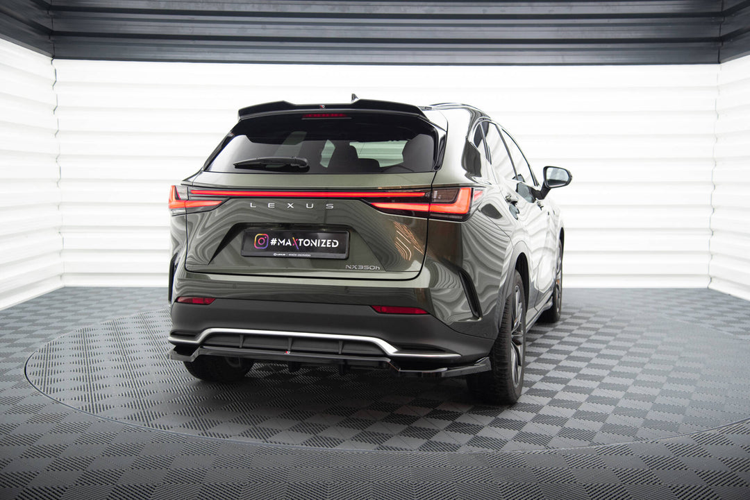 CENTRAL REAR SPLITTER (WITH VERTICAL BARS) LEXUS NX F-SPORT MK2