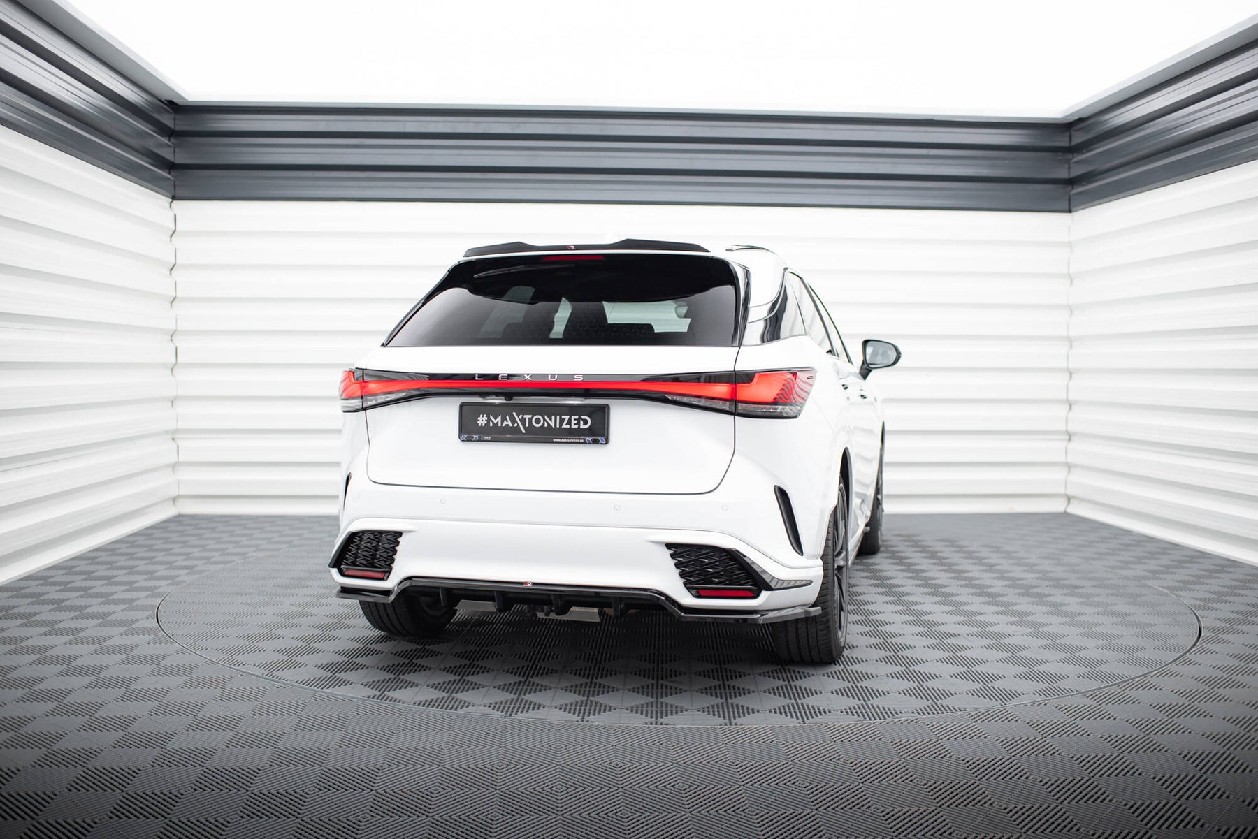 Lexus Rs Rear CENTRAL REAR SPLITTER (WITH VERTICAL BARS) LEXUS RX F-SPORT MK5 ...