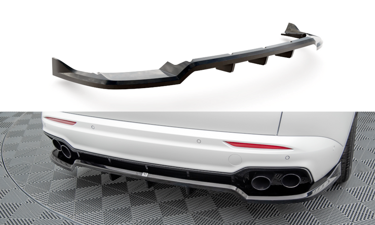 CENTRAL REAR SPLITTER (WITH VERTICAL BARS) MASERATI GRECALE GT / MODENA MK1