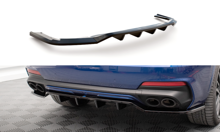 CENTRAL REAR SPLITTER (WITH VERTICAL BARS) MASERATI LEVANTE GTS MK1