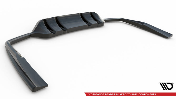 CENTRAL REAR SPLITTER (WITH VERTICAL BARS) MERCEDES-AMG C43 COUPE C205 FACELIFT