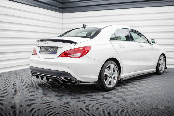 CENTRAL REAR SPLITTER (WITH VERTICAL BARS) MERCEDES-BENZ CLA C117 FACELIFT