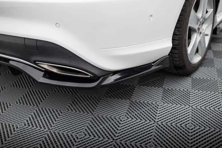 CENTRAL REAR SPLITTER (WITH VERTICAL BARS) MERCEDES-BENZ CLA C117 FACELIFT