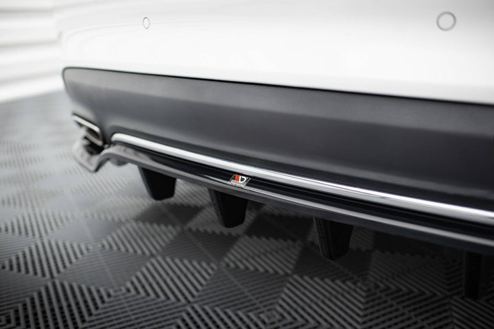 CENTRAL REAR SPLITTER (WITH VERTICAL BARS) MERCEDES-BENZ CLA C117 FACELIFT