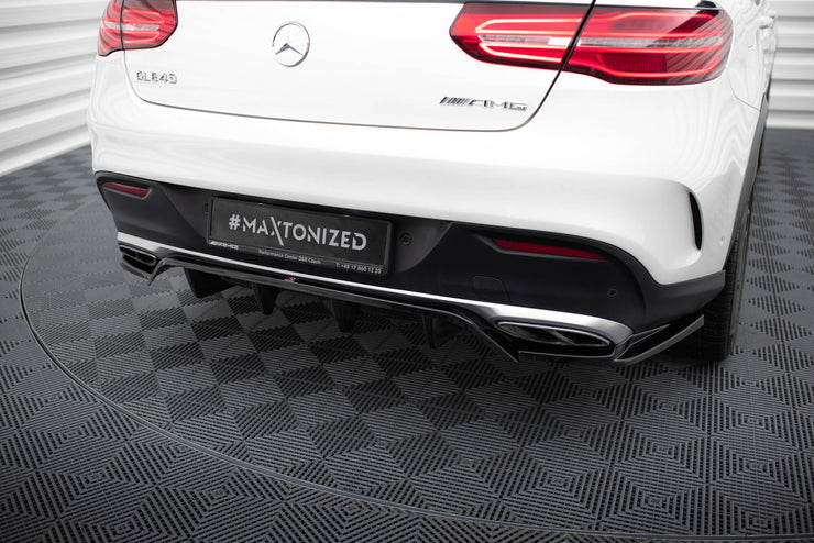 CENTRAL REAR SPLITTER (WITH VERTICAL BARS) MERCEDES-BENZ GLE COUPE AMG-LINE C292