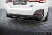 CENTRAL REAR SPLITTER (WITH VERTICAL BARS) V.1 BMW I4 M-PACK G26