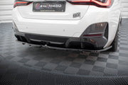 CENTRAL REAR SPLITTER (WITH VERTICAL BARS) V.2 BMW I4 M-PACK G26