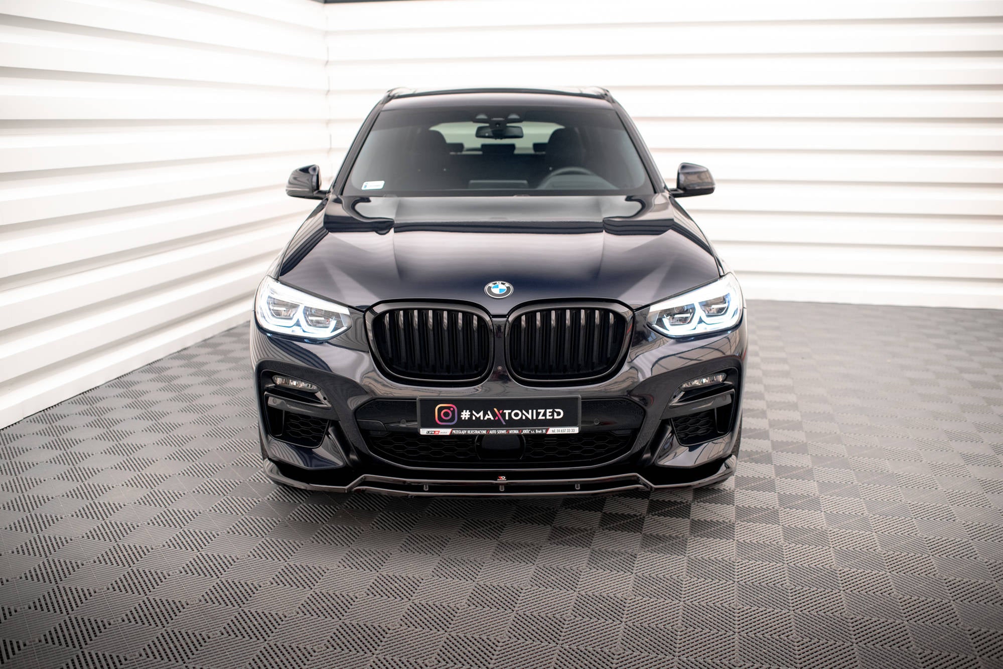 【ヤッさん 】BMW G01 maxton design フロントスポイラ FRONT SPLITTER V.1 BMW X3 G01 M-PACK – Maxton Design USA