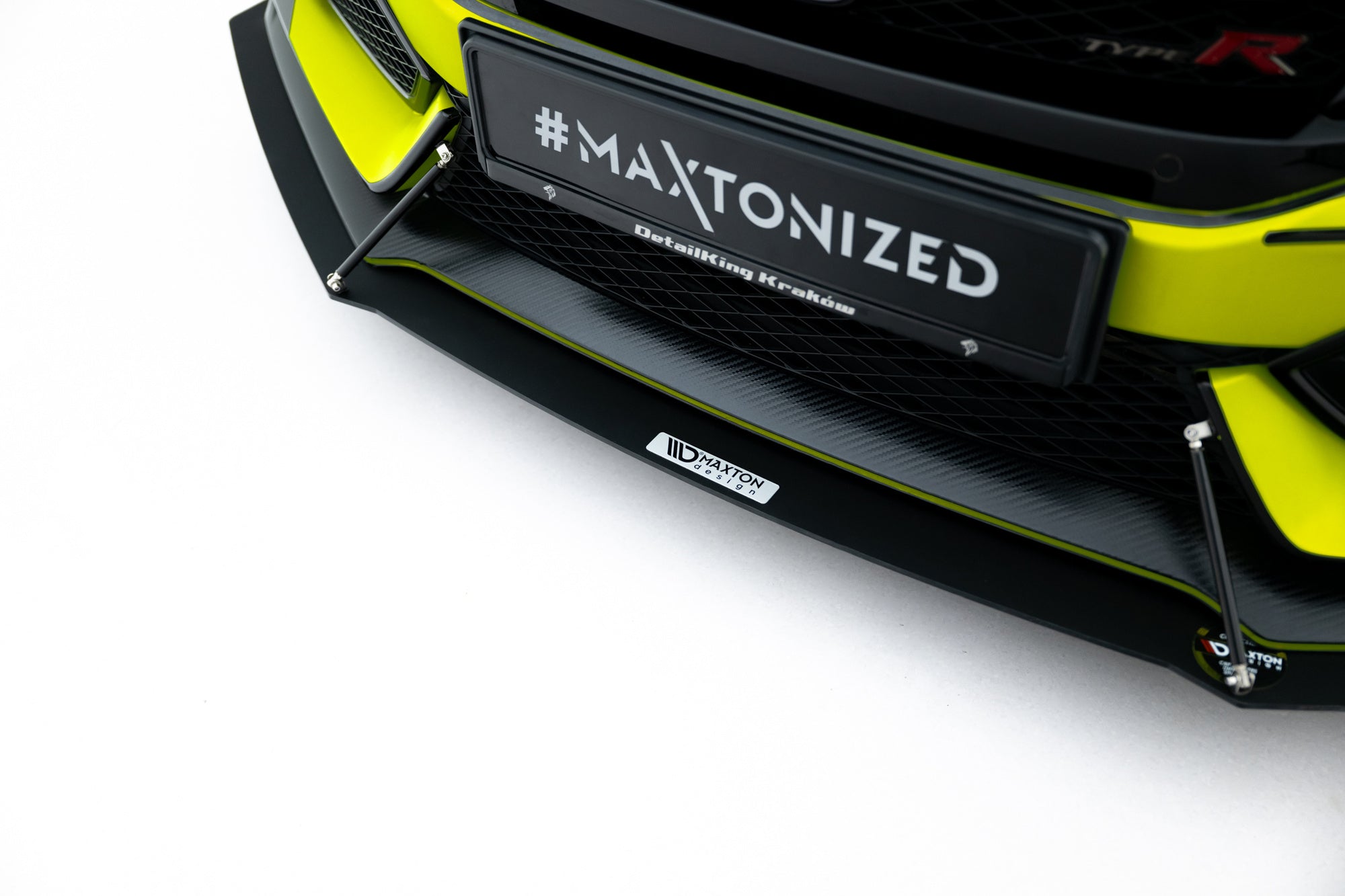 FRONT RACING SPLITTER V.1 HONDA CIVIC X TYPE R – Maxton Design USA