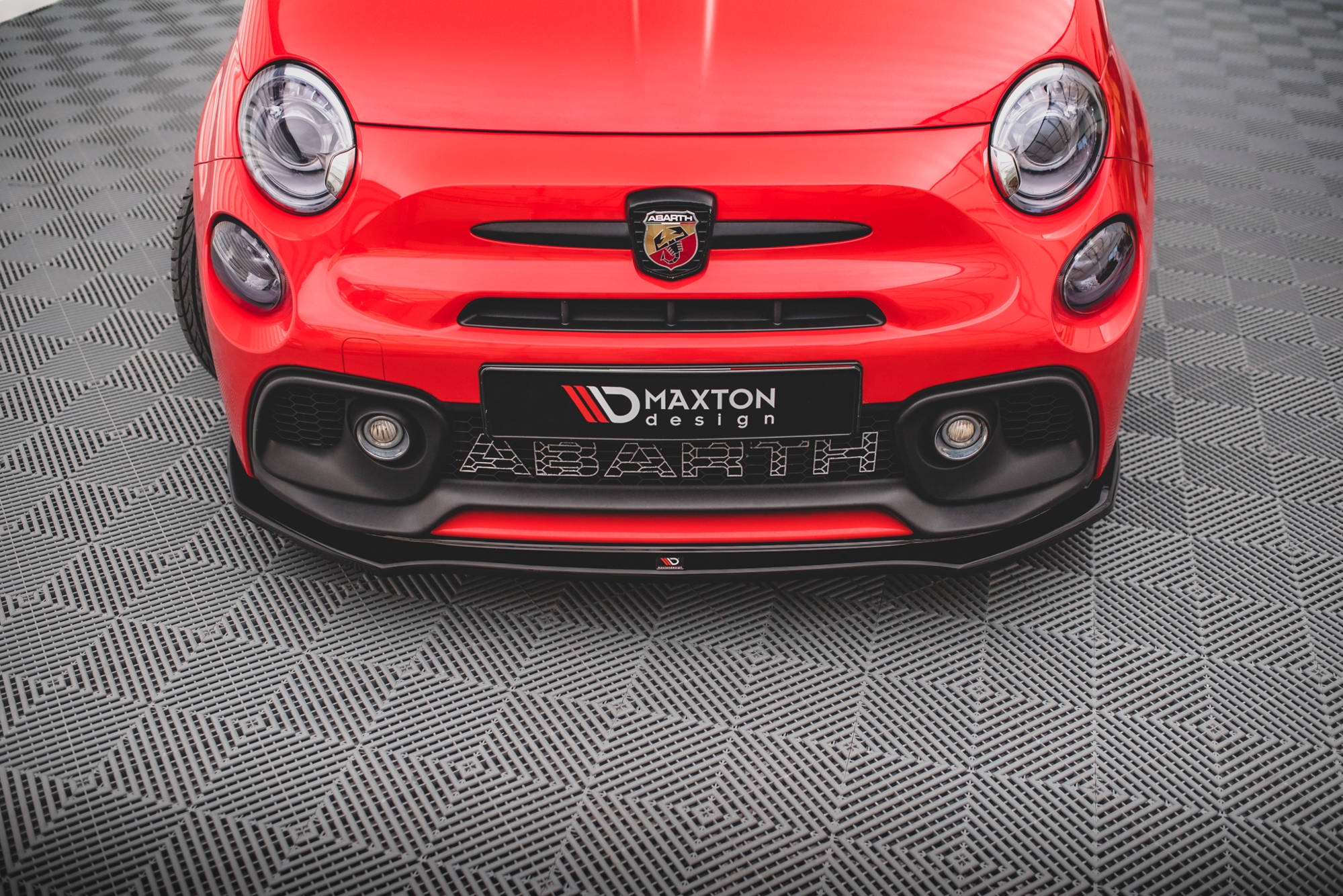 FRONT SPLITTER FIAT 500 ABARTH MK1 FACELIFT Maxton Design USA