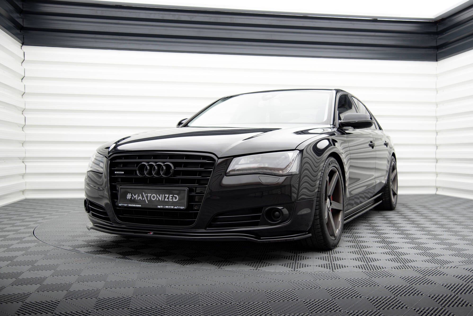 FRONT SPLITTER AUDI A8 D4 – Maxton Design USA