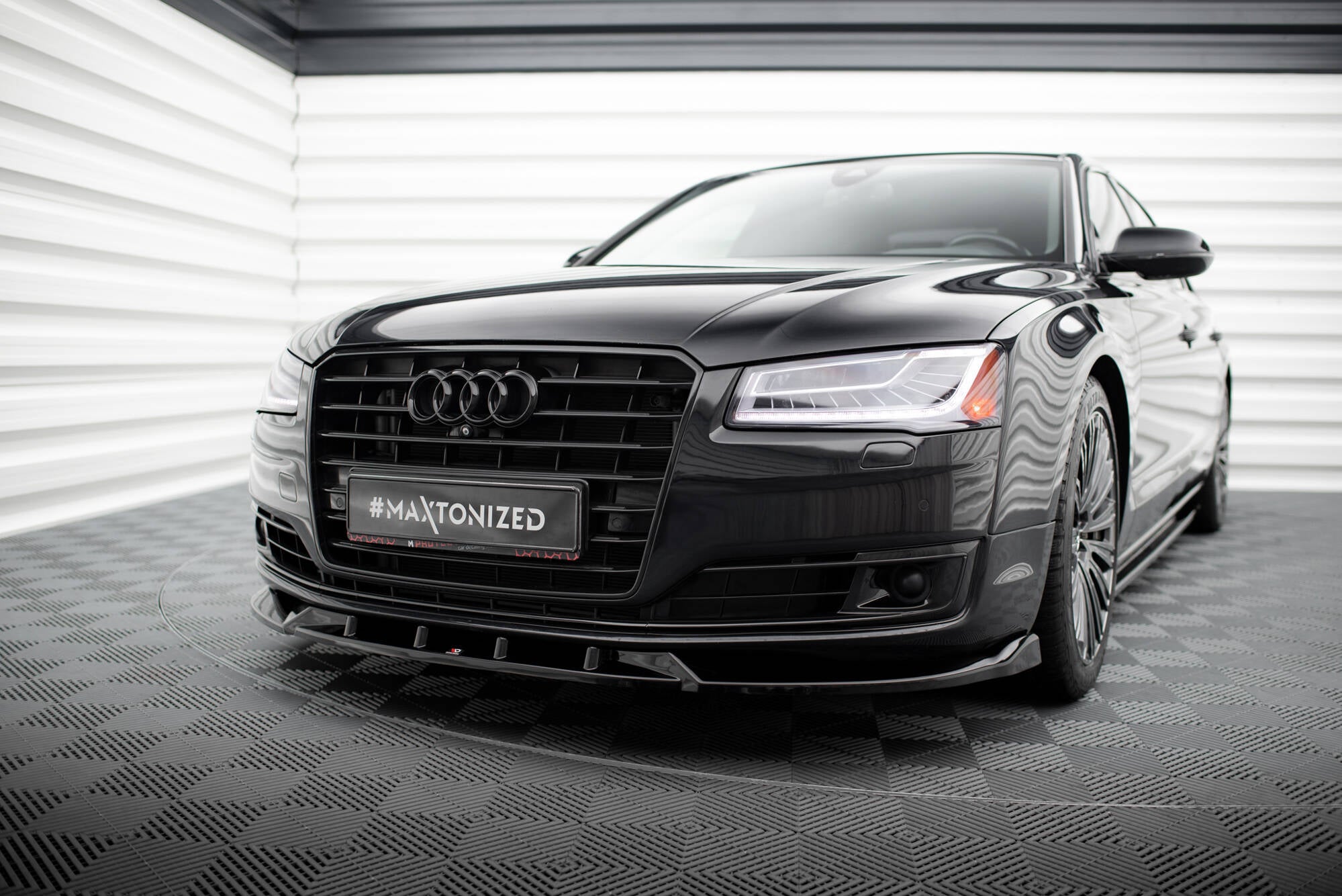 FRONT SPLITTER AUDI A8 D4 FACELIFT – Maxton Design USA