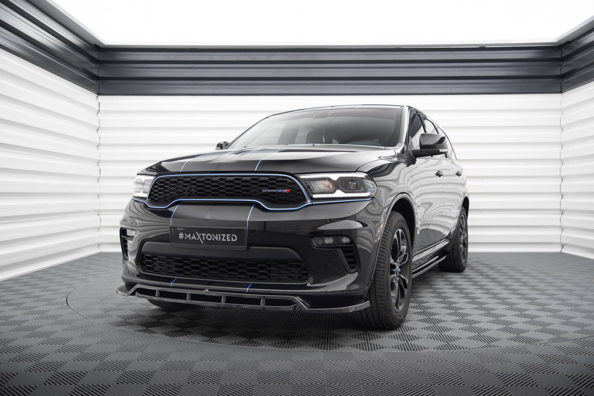 FRONT SPLITTER DODGE DURANGO MK3 FACELIFT 2021 – Maxton Design USA