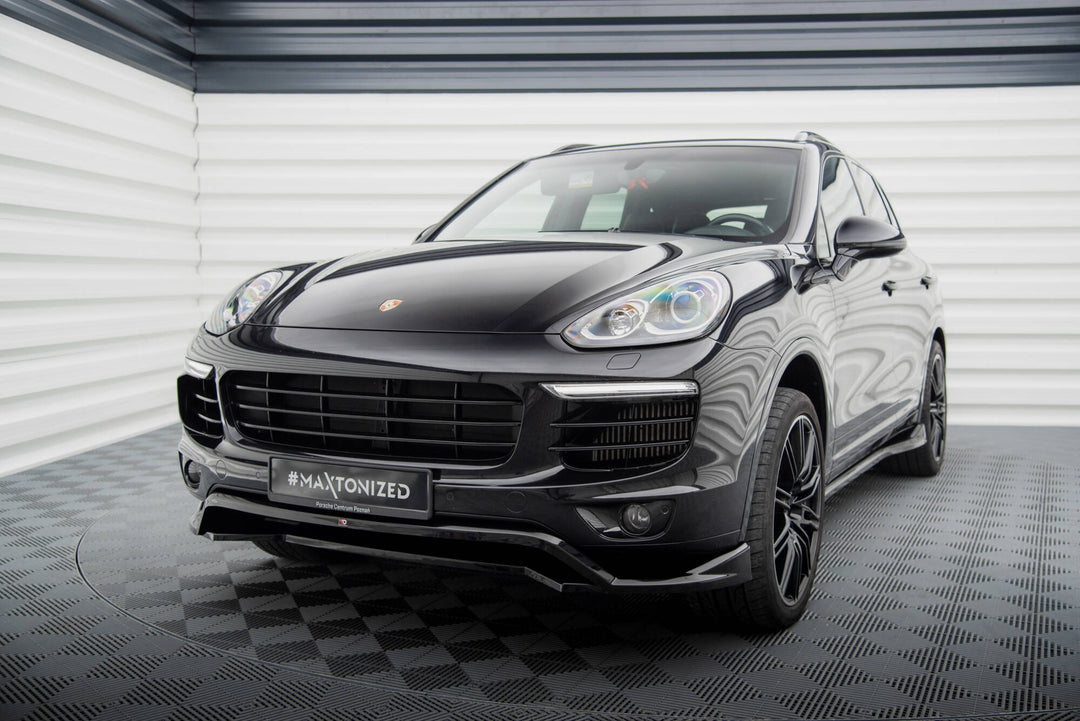 FRONT SPLITTER PORSCHE CAYENNE MK2 FACELIFT
