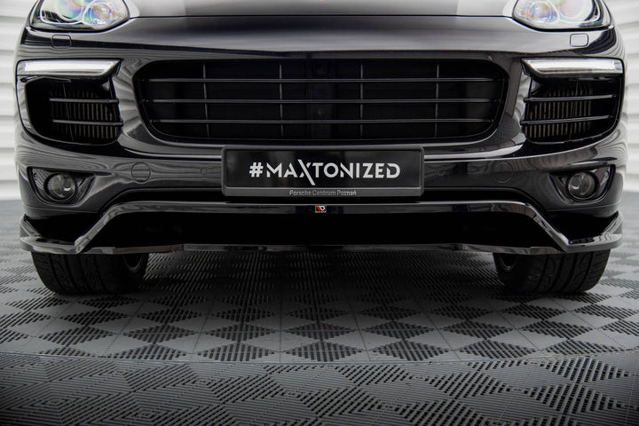 FRONT SPLITTER PORSCHE CAYENNE MK2 FACELIFT