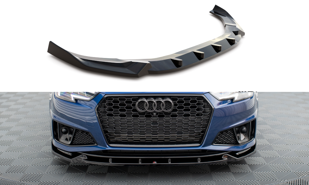 FRONT SPLITTER V.1 AUDI S4 / A4 S-LINE (US MY2019)