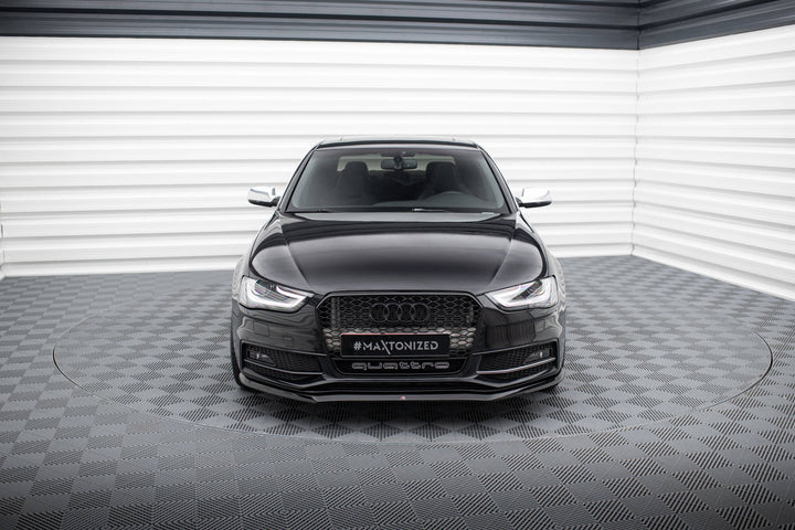 FRONT SPLITTER V.1 AUDI S4 / A4 S-LINE B8 FL