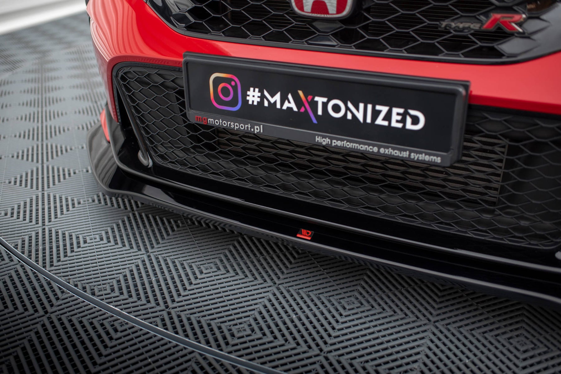 Honda Racing Splitter FRONT SPLITTER V.1 HONDA CIVIC TYPE-R MK 11 – Maxton Design USA