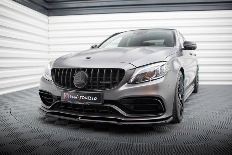 Front Splitter V.1 Mercedes-AMG C63 Sedan / Estate W205 Facelift