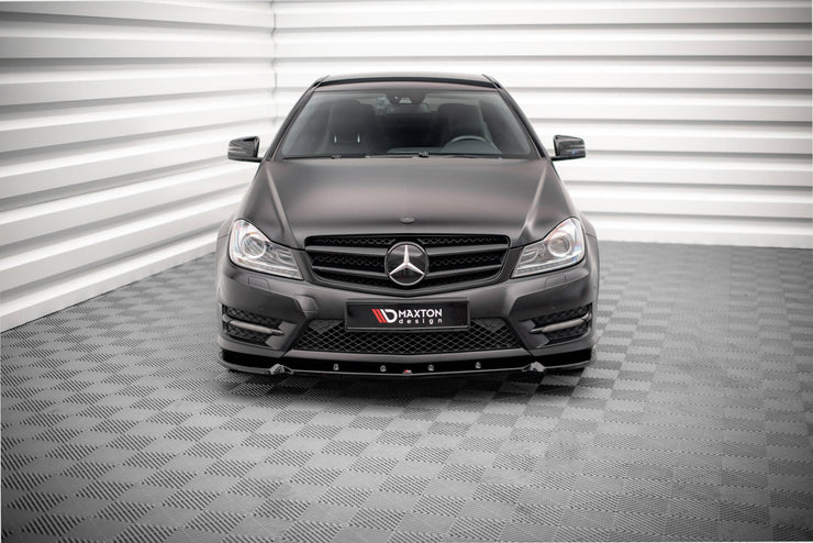 FRONT SPLITTER V.1 MERCEDES-BENZ C COUPE AMG-LINE C204