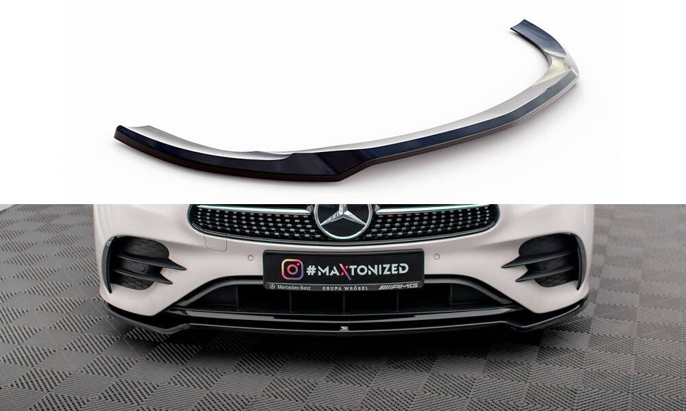 FRONT SPLITTER V.1 MERCEDES-BENZ E-CLASS W213 COUPE (C238) / CABRIOLET (A238) AMG-LINE / 53 AMG