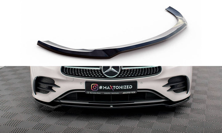 FRONT SPLITTER V.1 MERCEDES-BENZ E-CLASS W213 COUPE (C238) / CABRIOLET (A238) AMG-LINE / 53 AMG