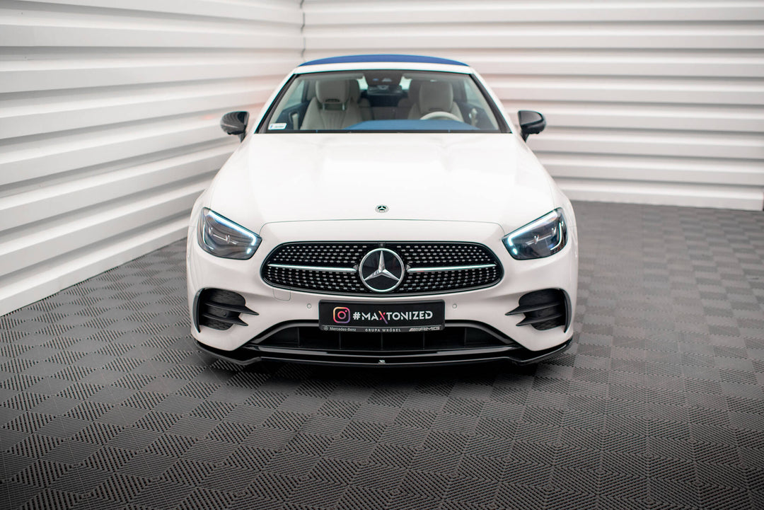 FRONT SPLITTER V.1 MERCEDES-BENZ E-CLASS W213 COUPE (C238) / CABRIOLET (A238) AMG-LINE / 53 AMG