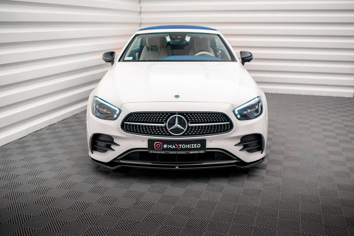 FRONT SPLITTER V.1 MERCEDES-BENZ E-CLASS W213 COUPE (C238) / CABRIOLET (A238) AMG-LINE / 53 AMG