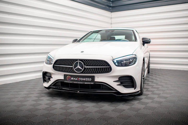 FRONT SPLITTER V.1 MERCEDES-BENZ E-CLASS W213 COUPE (C238) / CABRIOLET (A238) AMG-LINE / 53 AMG