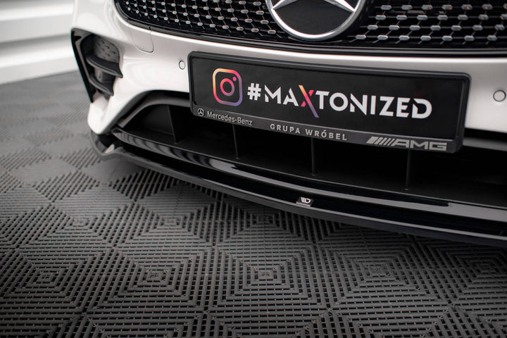 FRONT SPLITTER V.1 MERCEDES-BENZ E-CLASS W213 COUPE (C238) / CABRIOLET (A238) AMG-LINE / 53 AMG