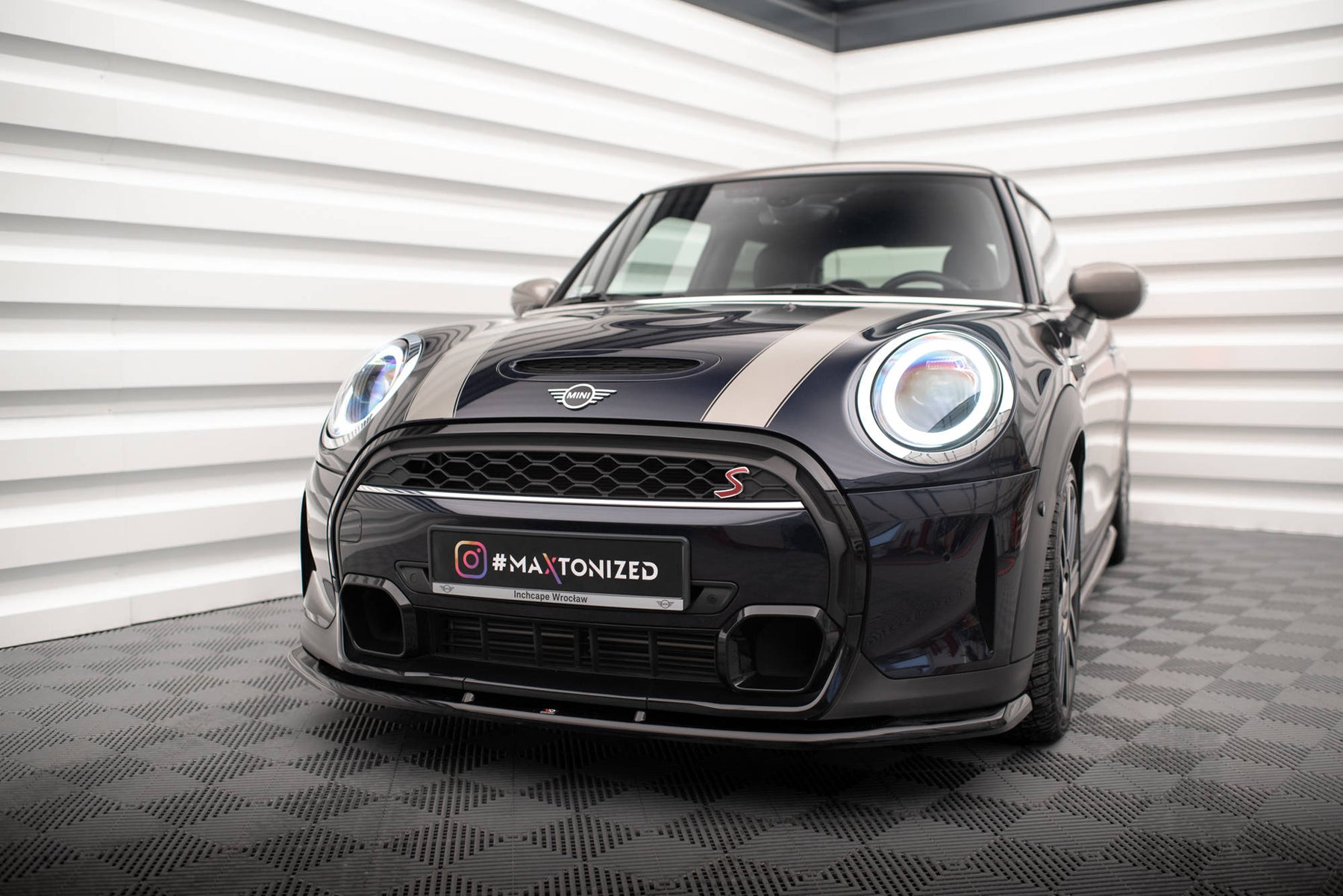 FRONT SPLITTER V.1 MINI COOPER S F56 FACELIFT – Maxton Design USA