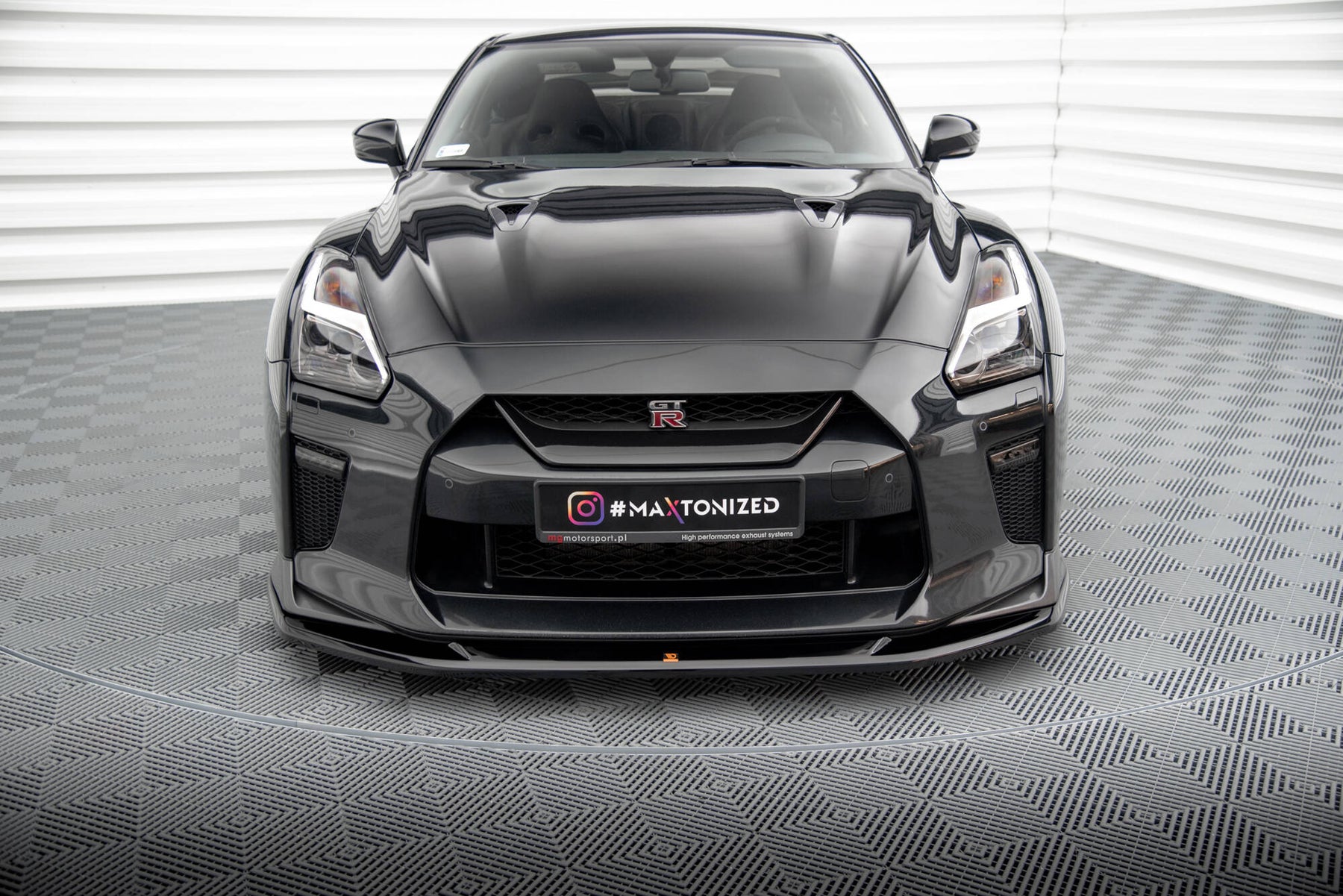 Grt R35 Design FRONT SPLITTER V.1 NISSAN GTR R35 FACELIFT – Maxton Design USA