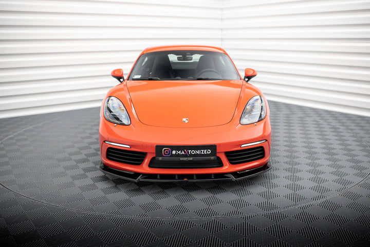 FRONT SPLITTER V.1 PORSCHE 718 CAYMAN 982C