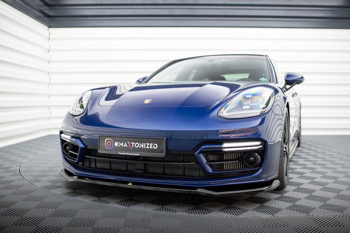 FRONT SPLITTER V.1 PORSCHE PANAMERA E-HYBRID 971 FACELIFT