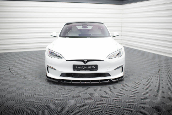 FRONT SPLITTER V.1 TESLA MODEL S PLAID MK1 FACELIFT