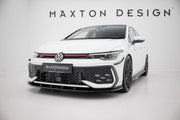 Front Splitter V.1 Volkswagen Golf GTI / GTE / R-Line Mk8 Facelift