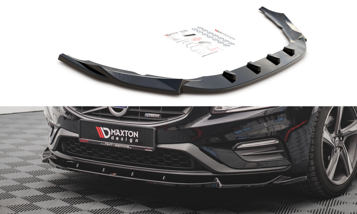 FRONT SPLITTER V.1 VOLVO S60 R-DESIGN MK2 FACELIFT