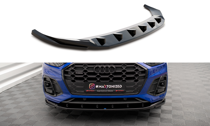 FRONT SPLITTER V.2 AUDI SQ5 / Q5 S-LINE SUV / SPORTBACK MK2 FACELIFT