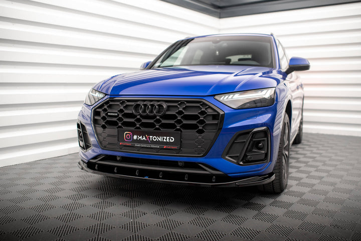 FRONT SPLITTER V.2 AUDI SQ5 / Q5 S-LINE SUV / SPORTBACK MK2 FACELIFT