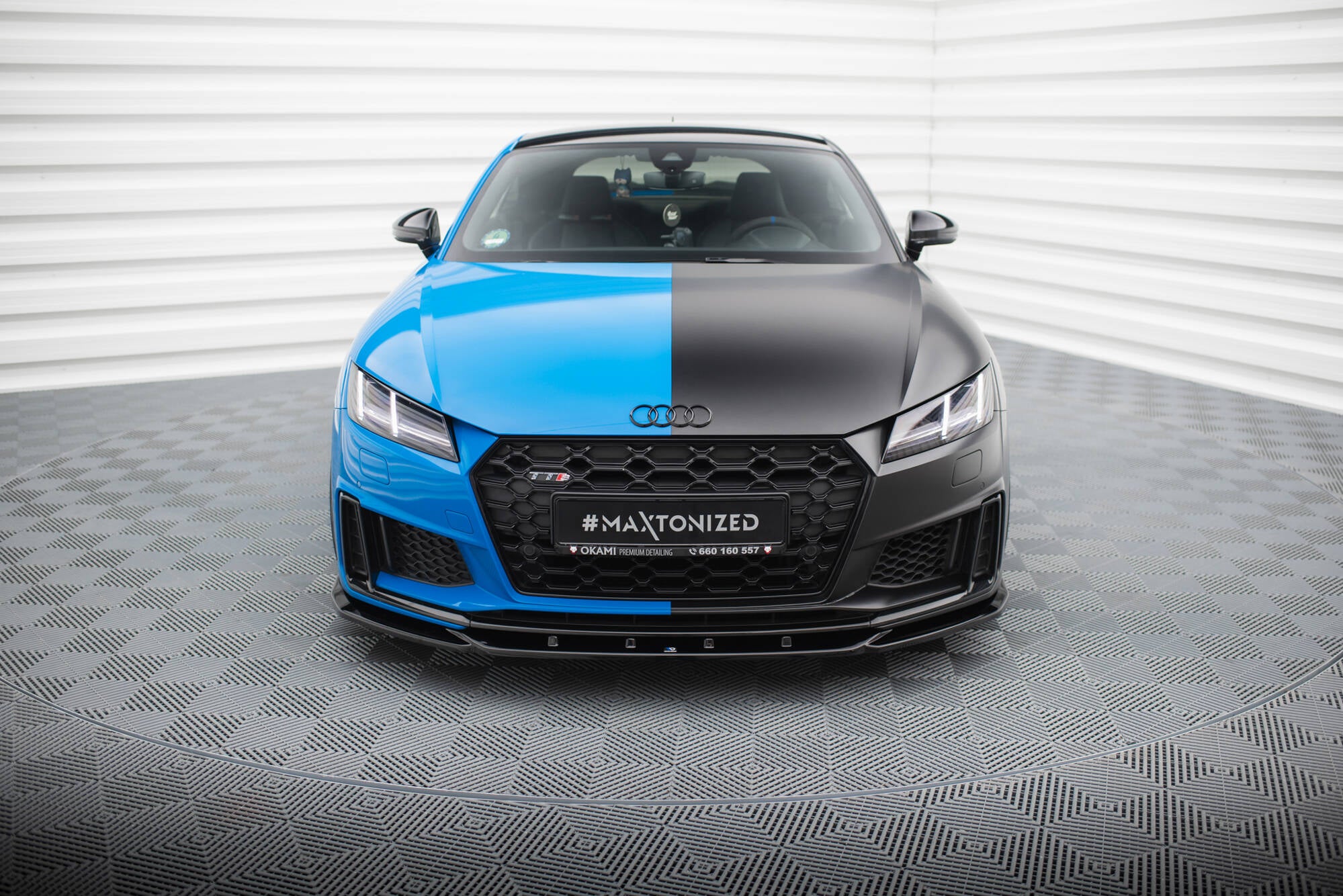 Front Splitter V.2 Audi TT S / TT S-Line 8S Facelift – Maxton