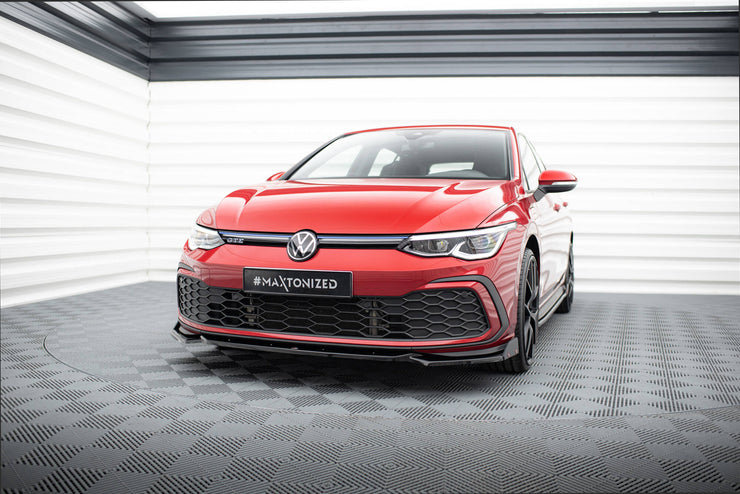 FRONT SPLITTER + FLAPS V.2 VOLKSWAGEN GOLF 8 GTI / R-LINE