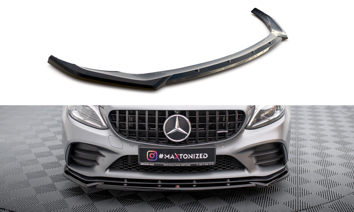 FRONT SPLITTER V.2 MERCEDES-AMG C43 COUPE / SEDAN C205 / W205 FACELIFT