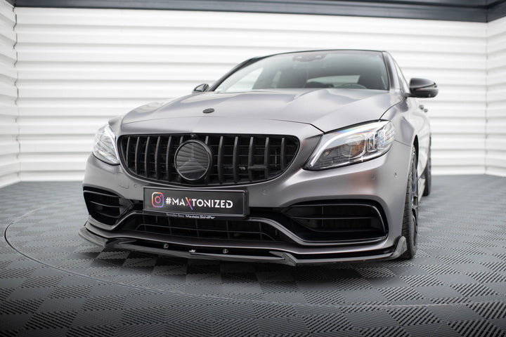 Front Splitter V.2 Mercedes-AMG C63 Sedan / Estate W205 Facelift